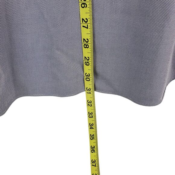 ARMANI Collezioni Shirt Mens Large Gray Button Up Casual Woven Designer Preppy - Picture 8 of 9